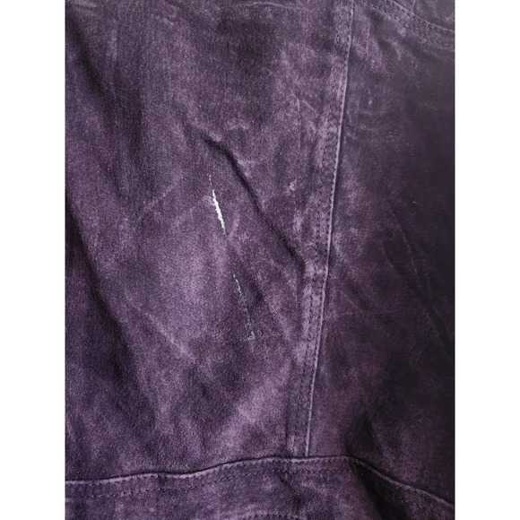 Wilsons Maxima Womens Leather Plum Jacket M - Picture 4 of 8